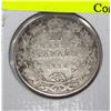 Image 1 : CANADA 1910 SILVER 25 CENT COIN