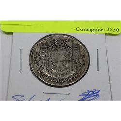 1939 GEORGE VI SILVER 50 CENT