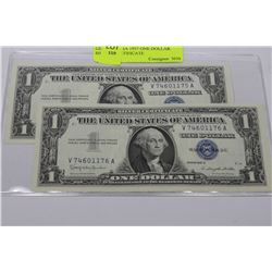 GEM UNC USA 1957 ONE DOLLAR SILVER CERTIFICATE