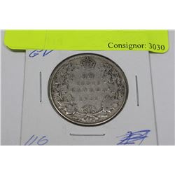 GEORGE V 1919 SILVER 50 CENTS