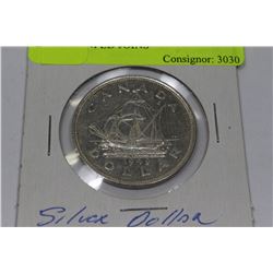 1949 GEORGE VI COMMON SILVER DOLLAR NFLD JOINS