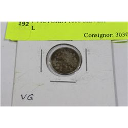 QUEEN VICTORIA 1888 SILVER NICKEL