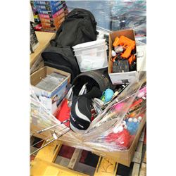 PALLET OF ASSORTED HOUSEHOLD ITEMS