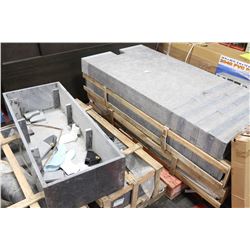 LARGE STONE FOUNTAIN WITH BASE