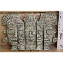 MASK OF PREDICTION OUTDOOR WALL PLAQUE