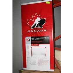 NEW PRO STEEL REGULATION TEAM CANADA HOCKEY NET