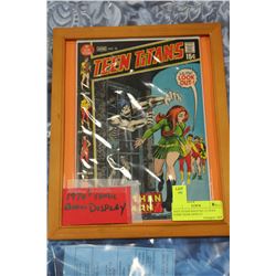 TEEN TITANS ISSUE NO. 33 1970'S COMIC BOOK DISPLAY