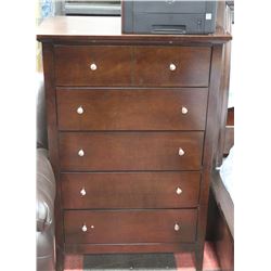 5 DRAWER 47 1/2" TALL X 31 1/2" CHEST OF DRAWERS