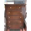 Image 1 : 5 DRAWER 47 1/2" TALL X 31 1/2" CHEST OF DRAWERS