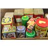 Image 1 : FLAT OF COLLECTOR TINS