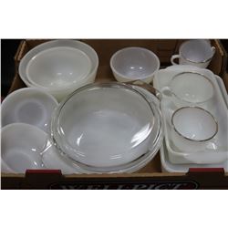 FLAT OF FIREKING DISHWARE