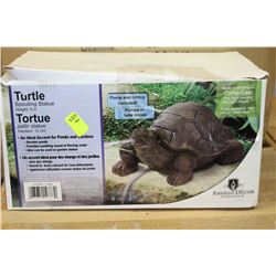 TURTLE SPOUTING STATUE