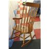Image 1 : WOODEN ROCKING CHAIR