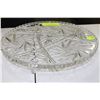 Image 1 : PINWHEEL CRYSTAL CAKE PLATE