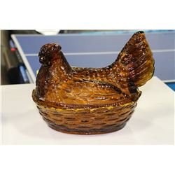HEN ON NEST CANDY DISH