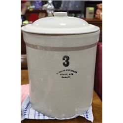3 GALLON CROCK WITH LID