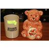 Image 1 : CROCK AND BEAR COOKIE JAR