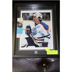 FRAMED & AUTOGRAPHED GLENN ANDERSON PHOTO