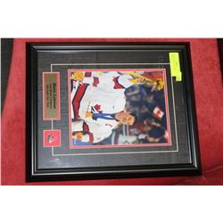 FRAMED PICTURE OF MARIO LEMIEUX - SLC