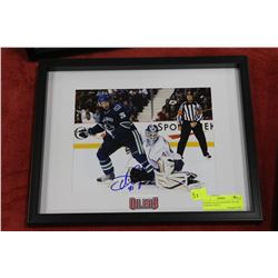 FRAMED & AUTOGRAPHED DEVAN DUBNYK PHOTO