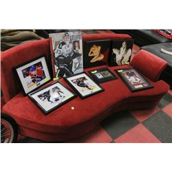 RED CUSTOM MADE CHASE LOUNGE CHAIR