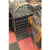 Image 2 : 44" TALL HEAVY METAL WINE RACK.