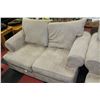 Image 3 : BEIGE MICROSUEDE 88" SOFA 