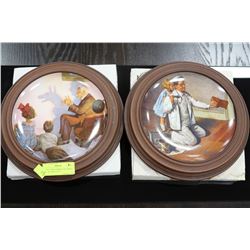 SET OF V1980s NORMAN ROCKWELL COLLECTOR PLATES