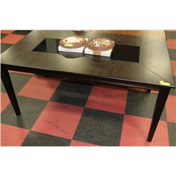 NEW BLACK 63 1/2" X 35 1/4" ASHLEY TABLE WITH