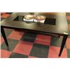 Image 1 : NEW BLACK 63 1/2" X 35 1/4" ASHLEY TABLE WITH