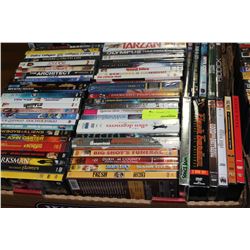 FLAT OF APPROX. 60 DVDS AS THEY COME