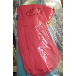 "ALFRED ANGELO" CORAL BRIDESMAID DRESS