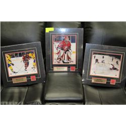 3 NHL PICTURES - GOLD MEDAL SLC