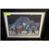 Image 1 : LES TAIT LTD EDITION SIGNED "HOCKEY NIGHT" PRINT
