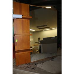 WOOD SHELF / MIRROR