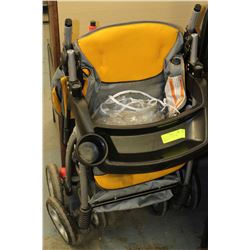 SAFETY 1ST YELLOW & GREY STROLLER