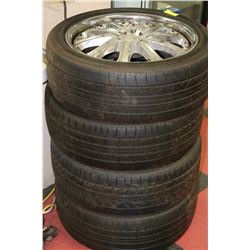 SET OF BRIDGESTONE MHT MAX WHEELS
