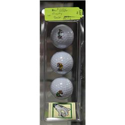 6 DISNEY GOOFY GOLF BALLS