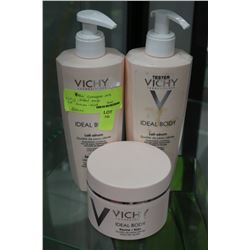 SET OF 3 VICHY SKIN CARE PRODUCTS