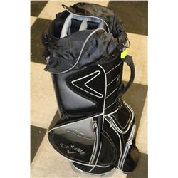 NEW CALLAWAY WARBIRD BLACK & SILVER GOLF BAG