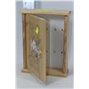 Image 1 : WOODEN BOX KEY HOLDER ( HOLDS 10 SETS OF KEYS! )