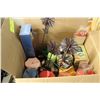 Image 1 : BOX OF ASSORTED CANDLES & ACCESSORIES