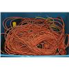 Image 1 : LARGE TOTE OF ELECTRICAL CORDS