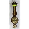 Image 1 : LARGE WOODEN BAROMETER