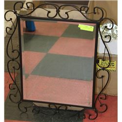 DECORATIVE METAL MIRROR