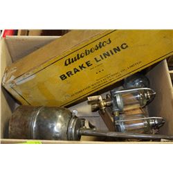 BOX OF ASSORTED AUTOMOTIVE COLLECTIBLES