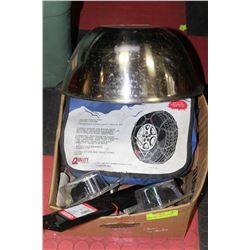 BOX WITH 21" OREGON MOWER BLADES X2 ( 5 PINS )