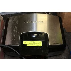 HAMILTON BEACH INDOOR GRILL W/ REMOVABLE PLATES