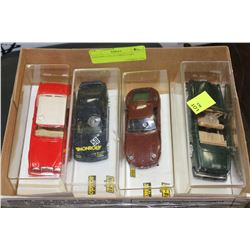4 SOLIDO COLLECTIBLE CARS