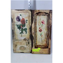 FRIERENZA ROSA FLORAL WALL ART